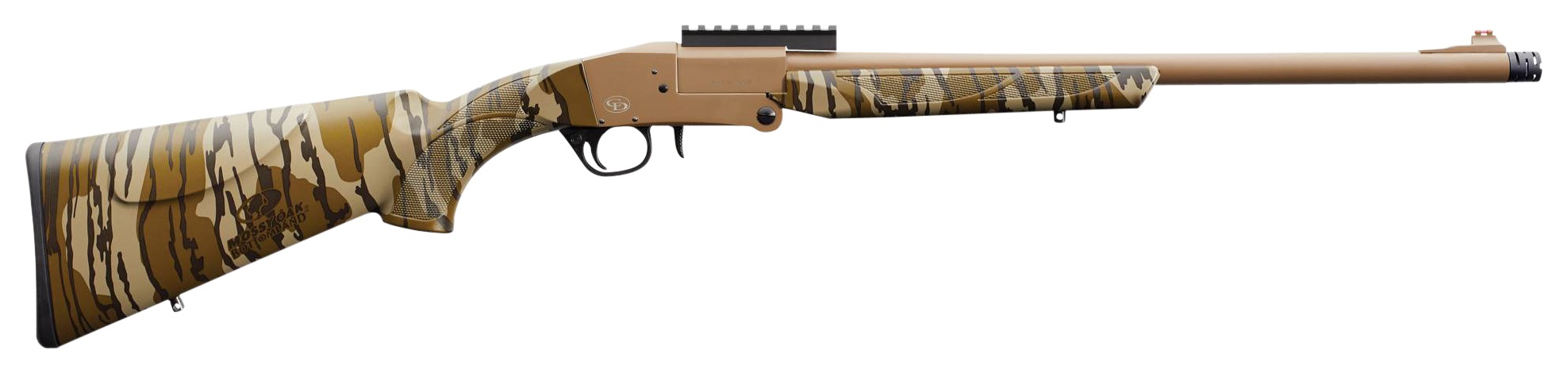 CHARLES DALY 101 Turkey 12 Gauge 3" 20" Single Shot Shotgun - FDE / Mossy Oak Bottomland