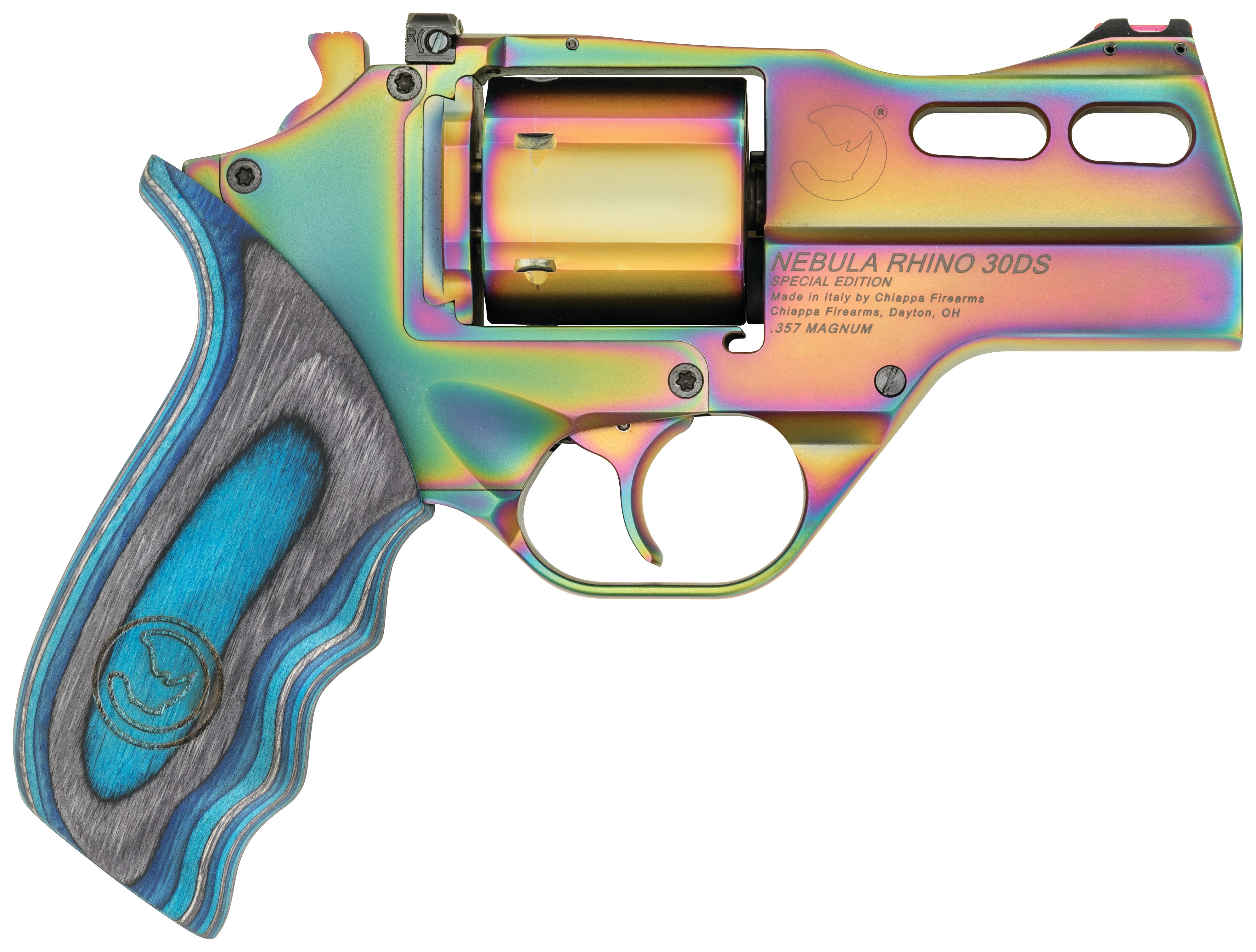 CHIAPPA FIREARMS Rhino 357 Mag / 38 Special 3" 6rd Revolver - Rainbow | Nebula