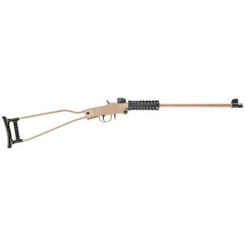 CHIAPPA FIREARMS Little Badger 22 LR 165 Single Shot Rifle  Desert Sand  Folding