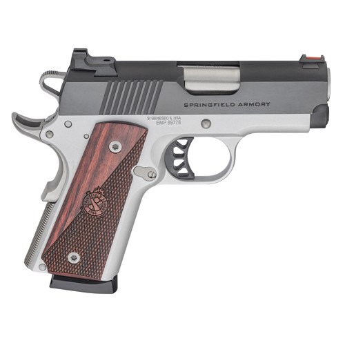 SPRINGFIELD ARMORY 1911 Ronin EMP 9mm 3 9rd Pistol  TwoTone w Wood Grips