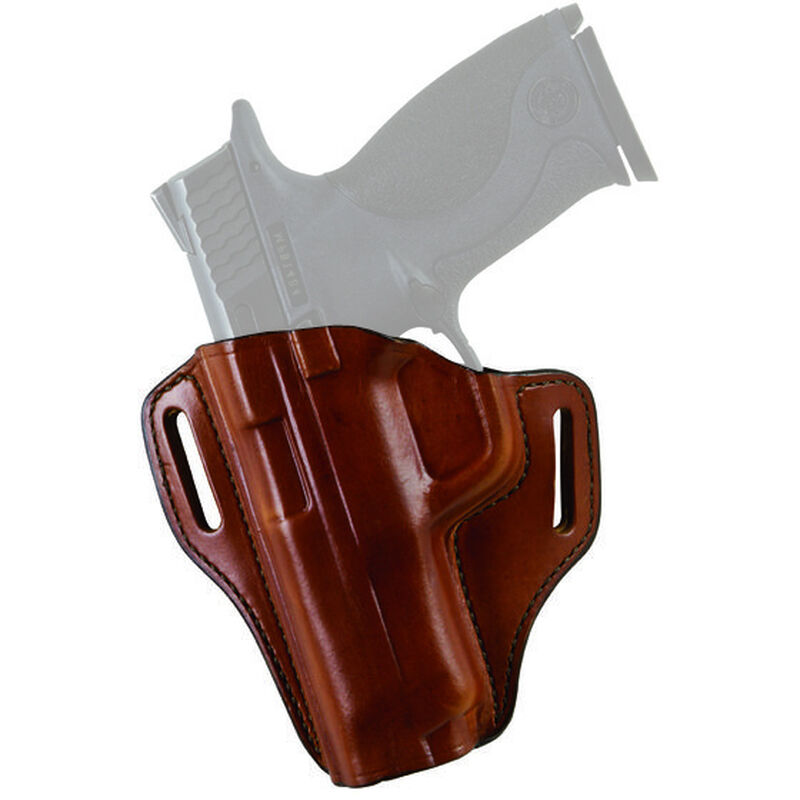 Bianchi BIANCHI #57 Remedy Belt Slide Leather Holster for Glock 17, 22, 31 Left Hand | Tan