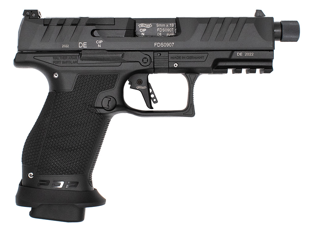 WALTHER ARMS PDP 9mm 5.1″ 18+1 Full Size Optic Ready PRO SD Pistol w/ Threaded Barrel – Black