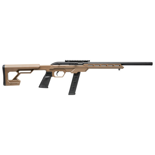 SAVAGE ARMS 64 Precision 22 LR 165 20rd SemiAuto Rifle  MLOK  FDE  Black