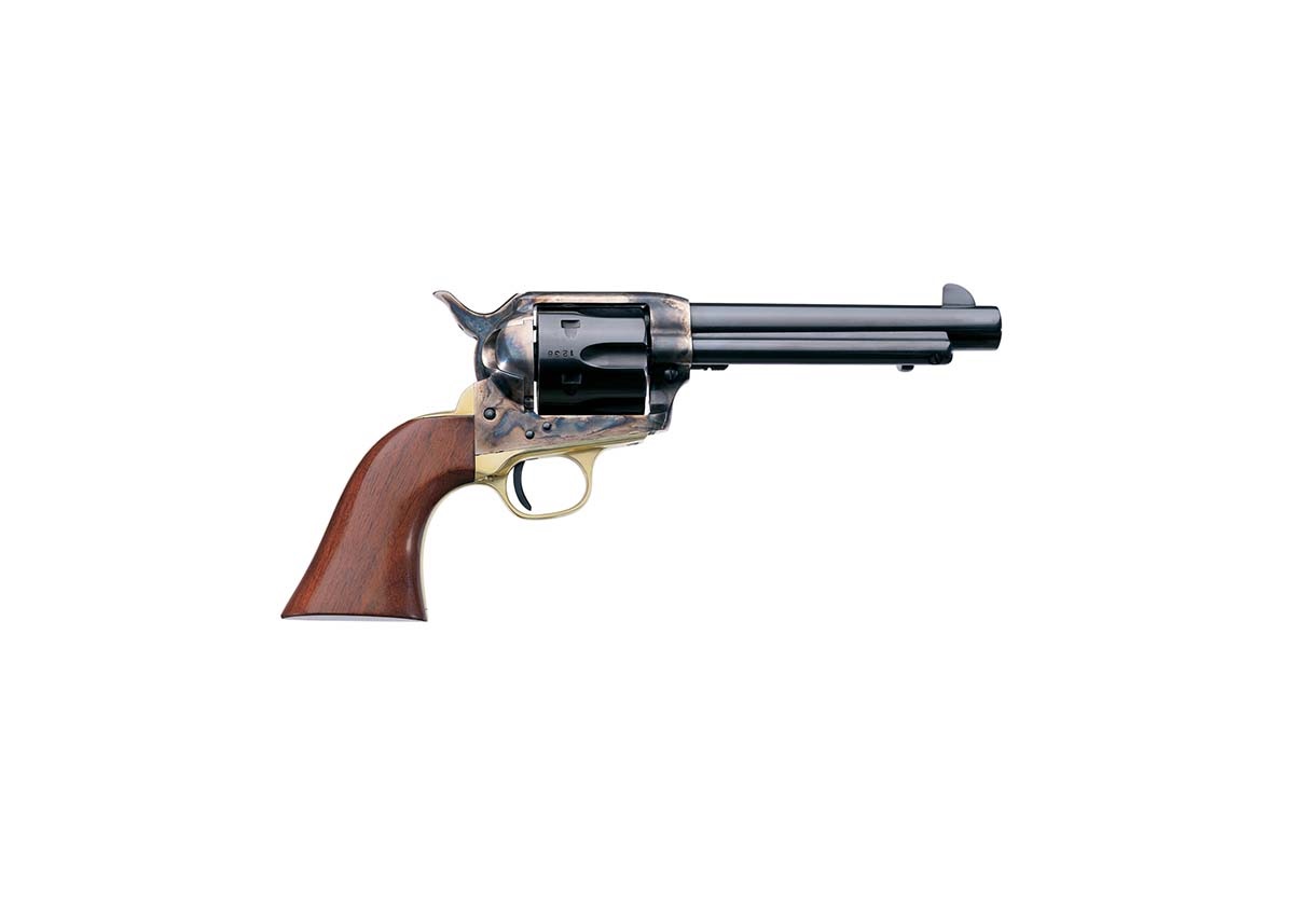 UBERTI 1873 Cattleman II Brass 9mm 5.5" 6rd Revolver - Case Hardened | Walnut