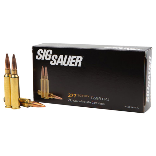 Sig Sauer 277 Fury FMJ Ammunition, 20rd