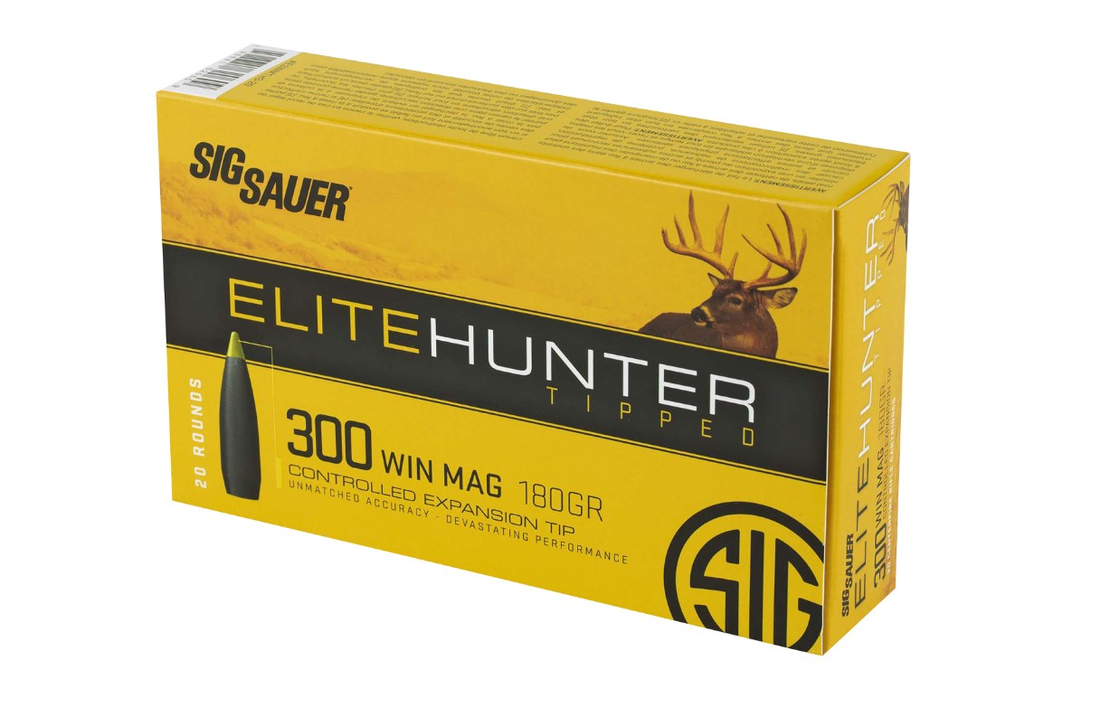 SIG SAUER Ammo 300 Win Mag 180GR Elite Series Accubond Poly Tip Box 20