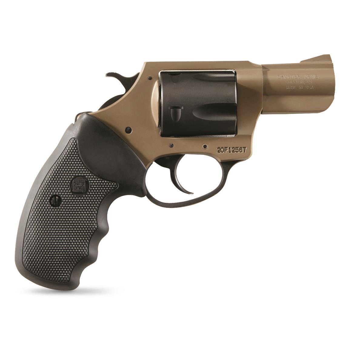 CHARTER ARMS Mag Pug 357 Mag 2.5" 5rd Large Frame Revolver - Desert Storm / Black