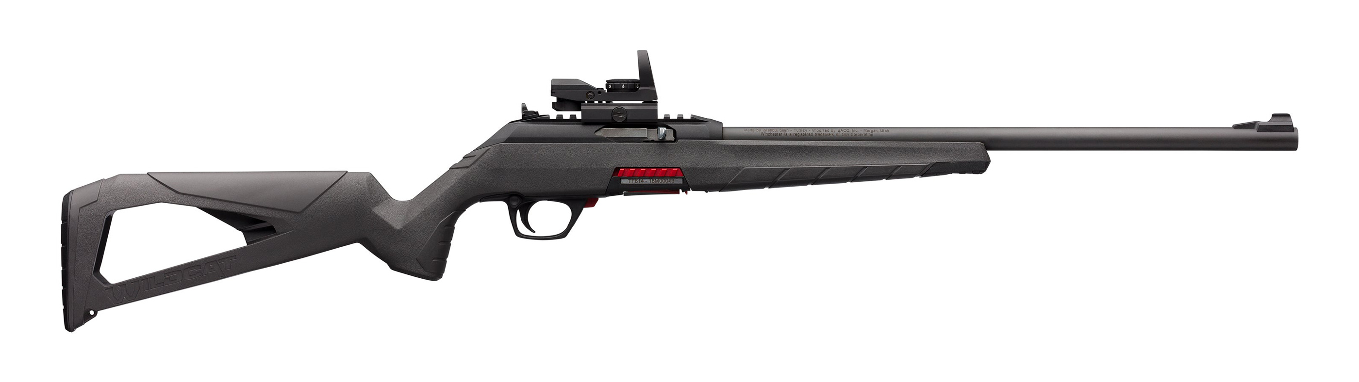 WINCHESTER Wildcat 22LR 18" 10rd Semi-Auto Rifle w/ Red Dot - Black