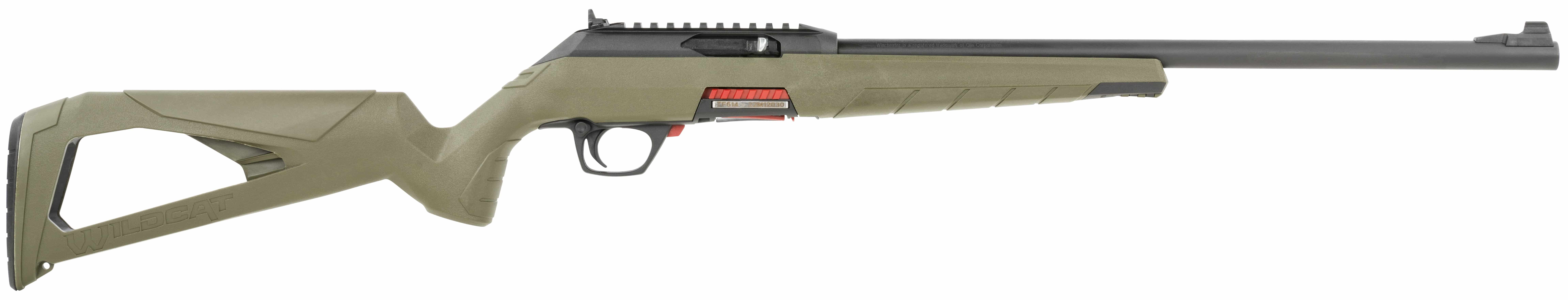 WINCHESTER Wildcat 22LR 18" 10rd Semi-Auto Rifle - Black | OD Green