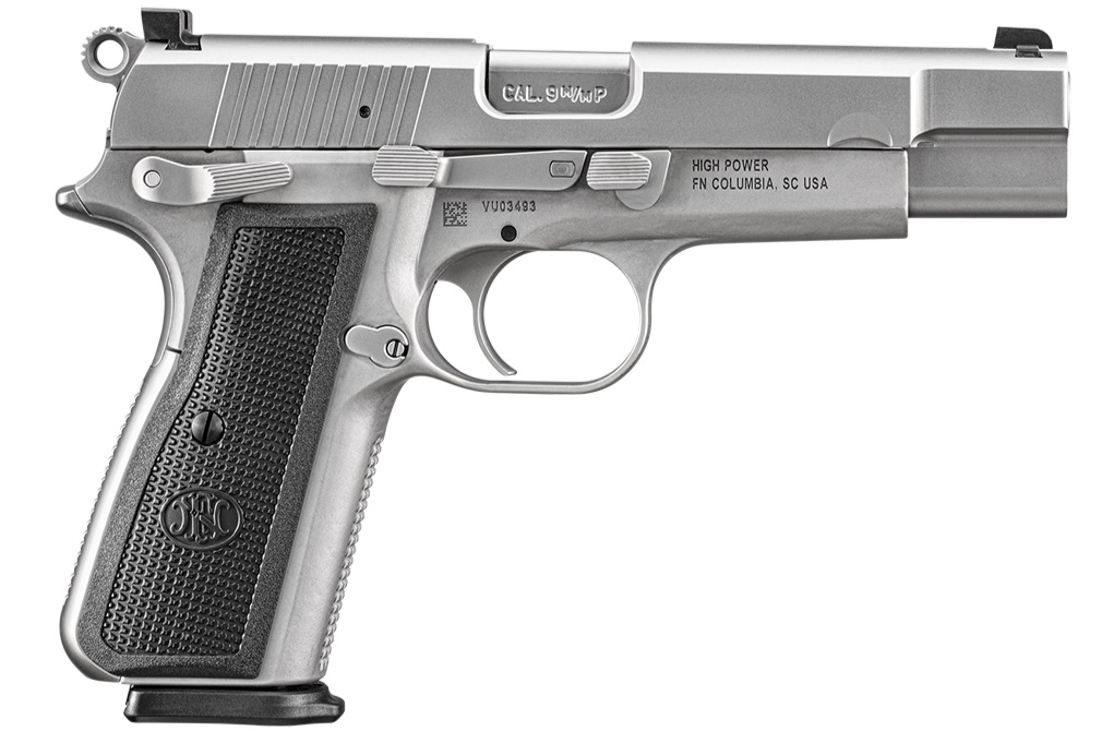 FN AMERICA High Power 9mm 4.7in Stainless 10+1