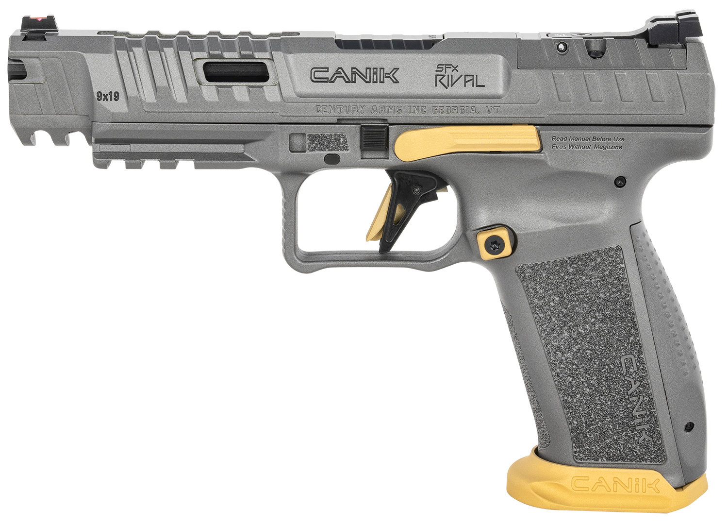 CENTURY ARMS SFX Rival 9mm 5" 18rd - Grey / Gold