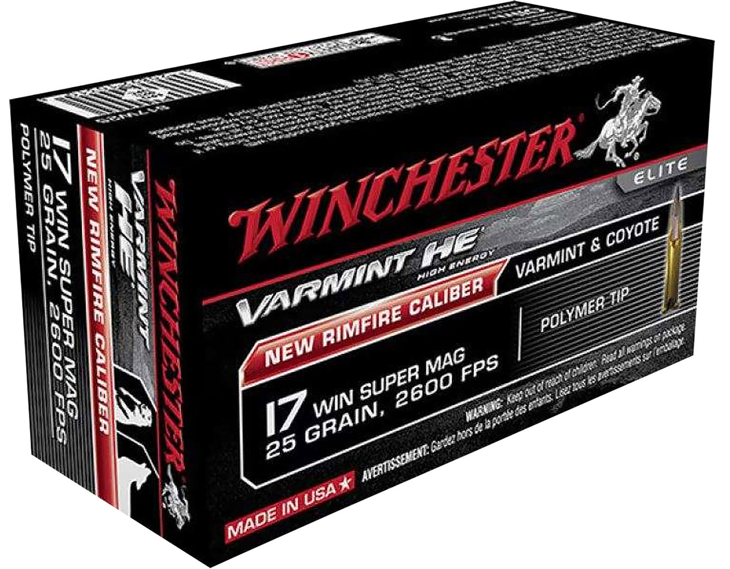 Winchester Repeating Arms WINCHESTER SUPX 17WSM 25GR JHP 50