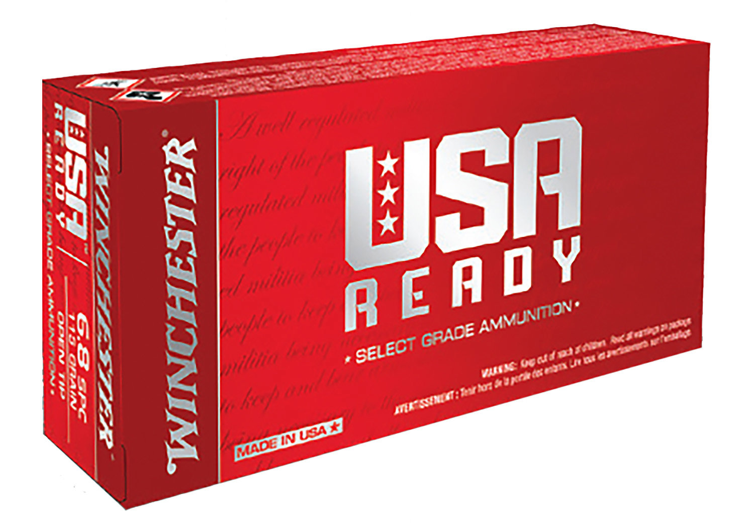 Winchester Repeating Arms Win Ready 6.5CREED 140GR FMJ Ot 20 10