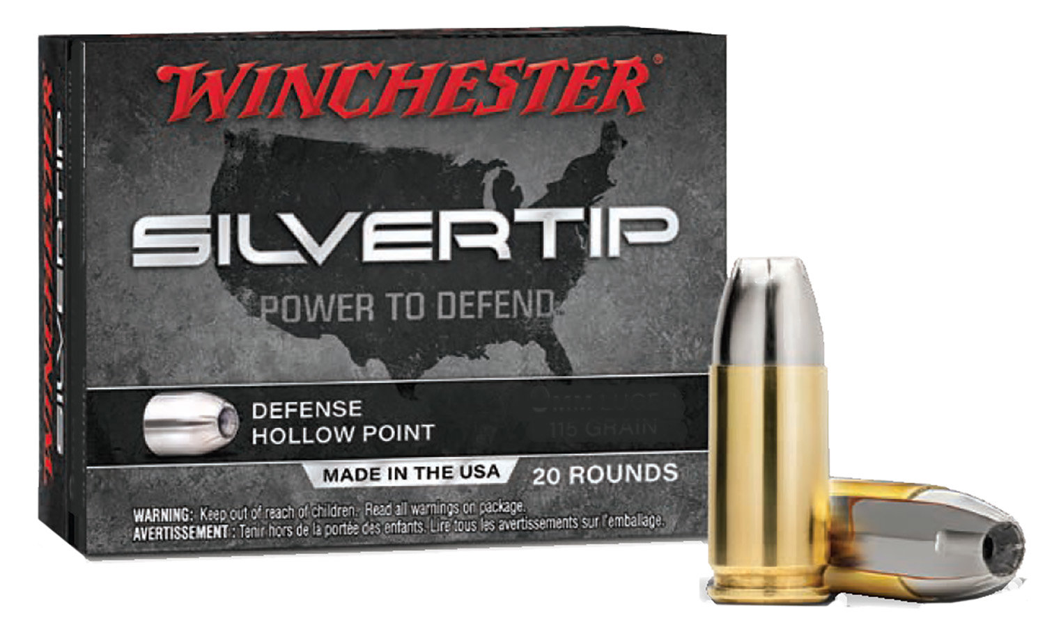 Winchester Repeating Arms Winchester Ammo Silvertip 38 Specialp 125 GR Defense JHP 20RDS