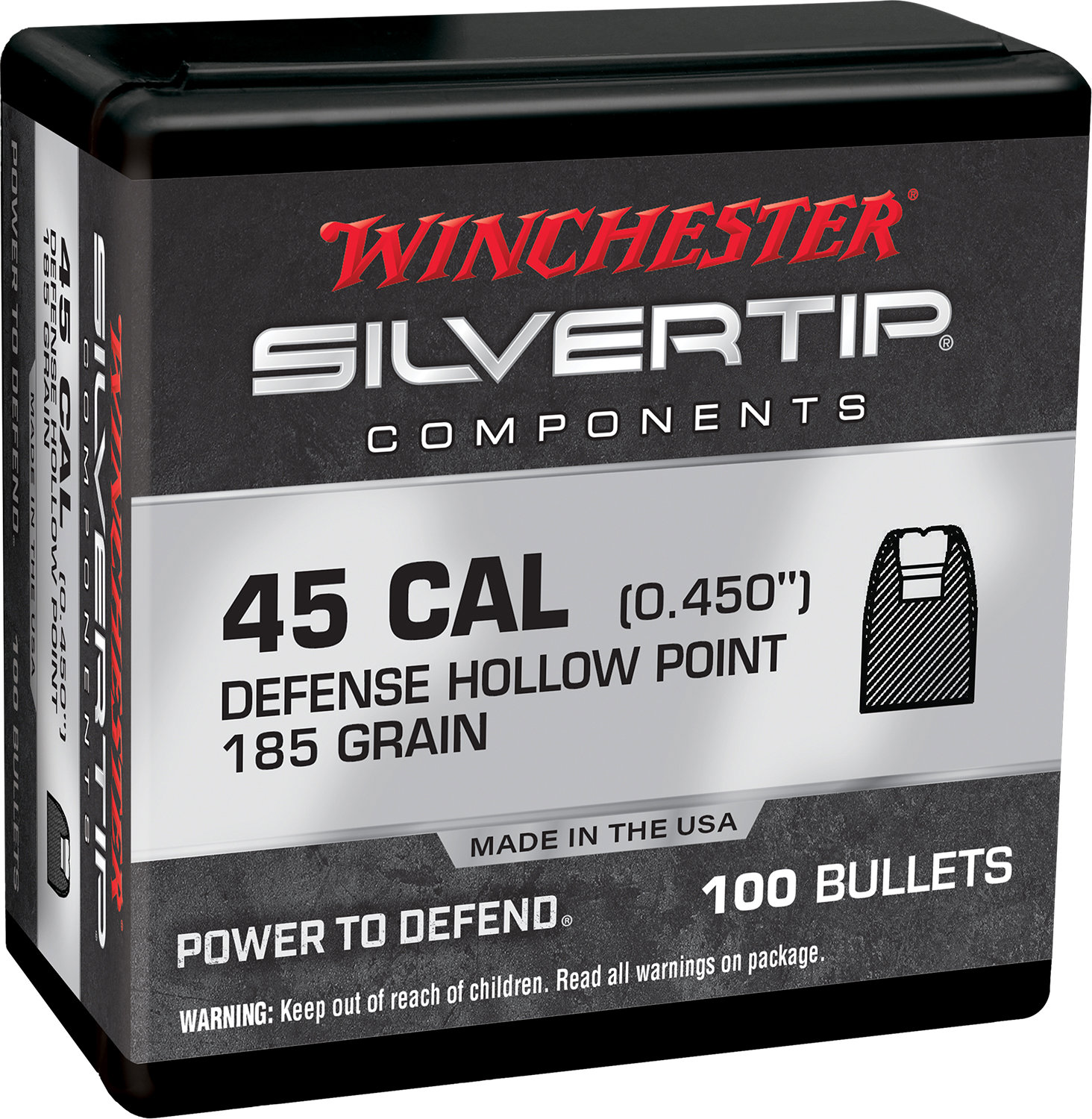 Winchester WINCHESTER AMMO 45 Auto 185 STHP 100rd