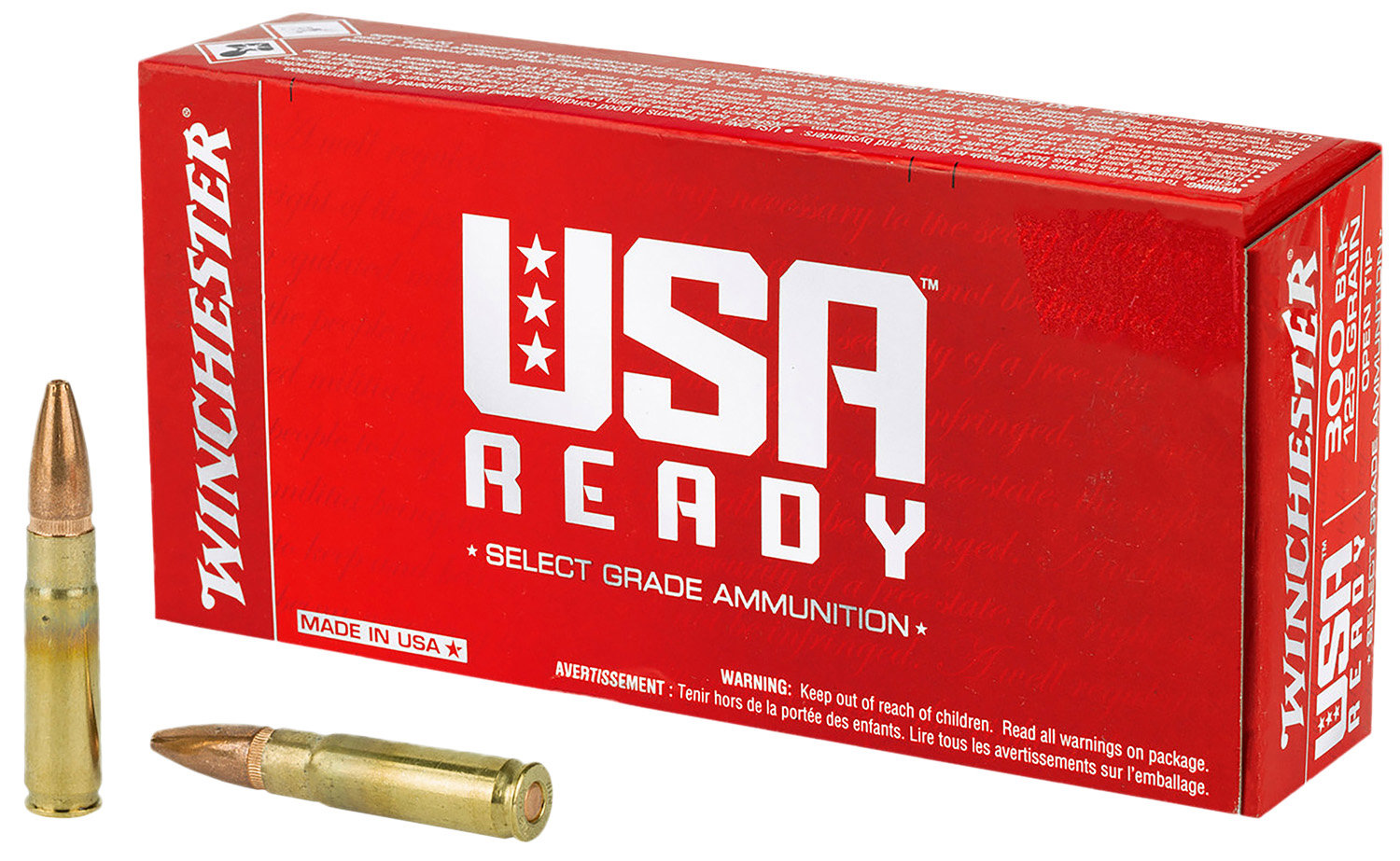 Winchester WINCHESTER AMMO 6.8 Rem SPC 115 FMJ OT 100rd