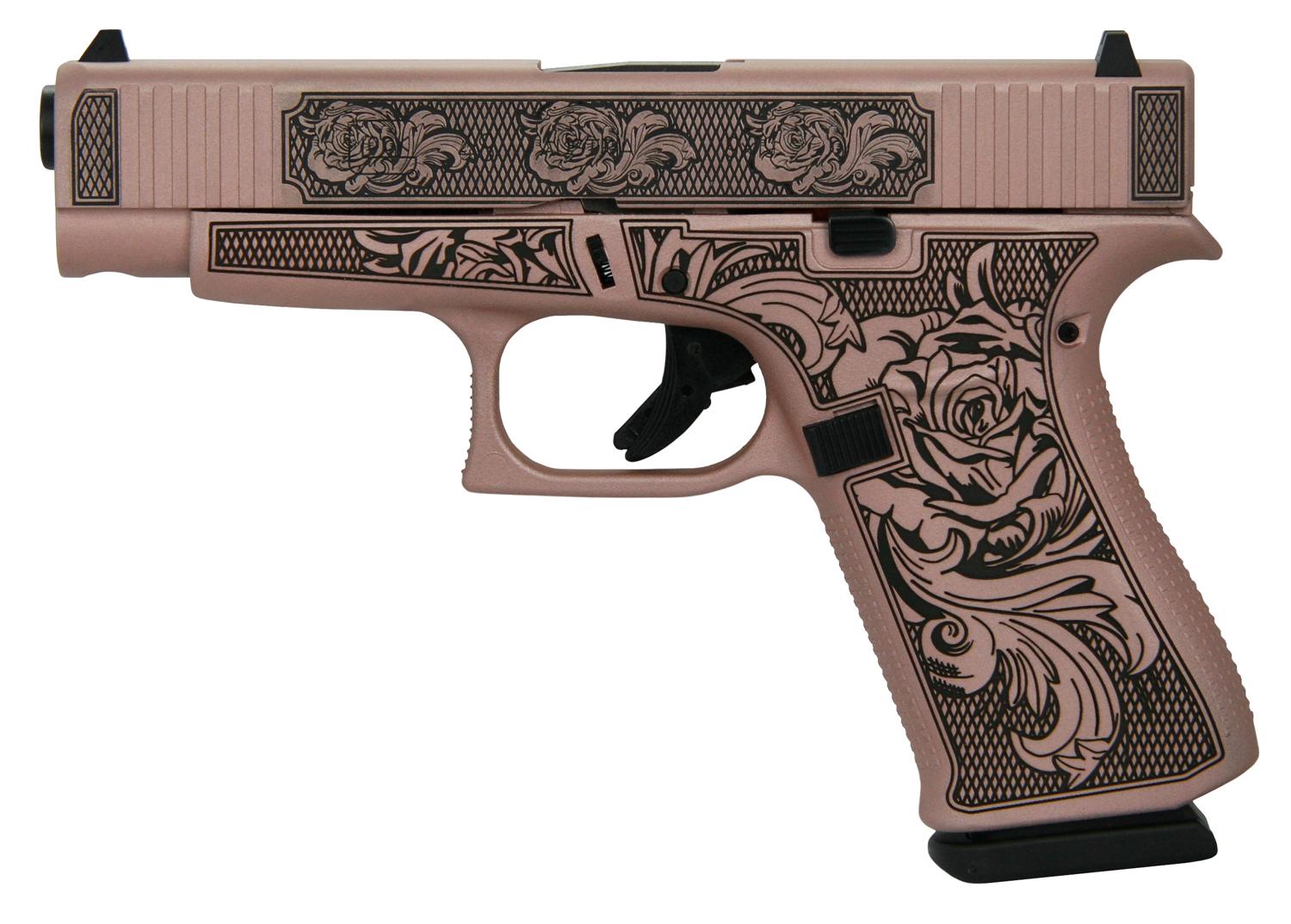 Glock GLOCK G48 G4 9mm 4.17" 10rd Tiffany Gun Roses II
