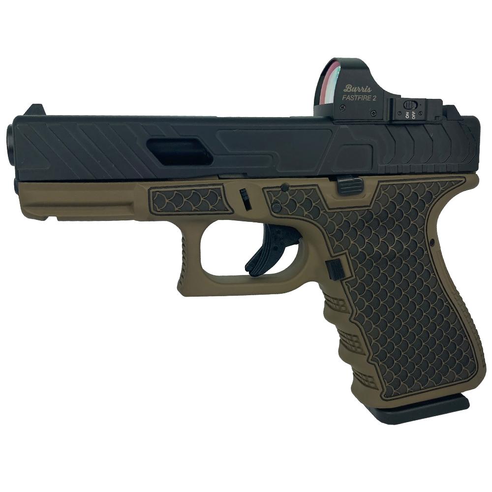 Glock GLOCK G19 G3 Custom 9mm 4.02" 15rd Pistol + Burris Fast Fire II Red Dot | Tarpon FDE Frame