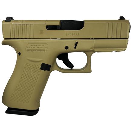 Glock GLOCK G43X 9mm 3.41" 10rd - FDE