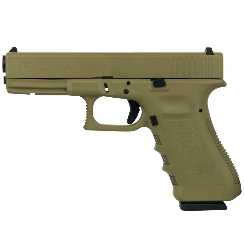 Glock GLOCK G22 40 S&W 4.5" 15rd - FDE