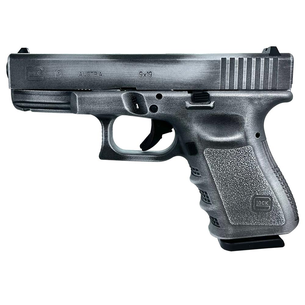 Glock Glock 19 Gen 3 Crushed Silver Distressed