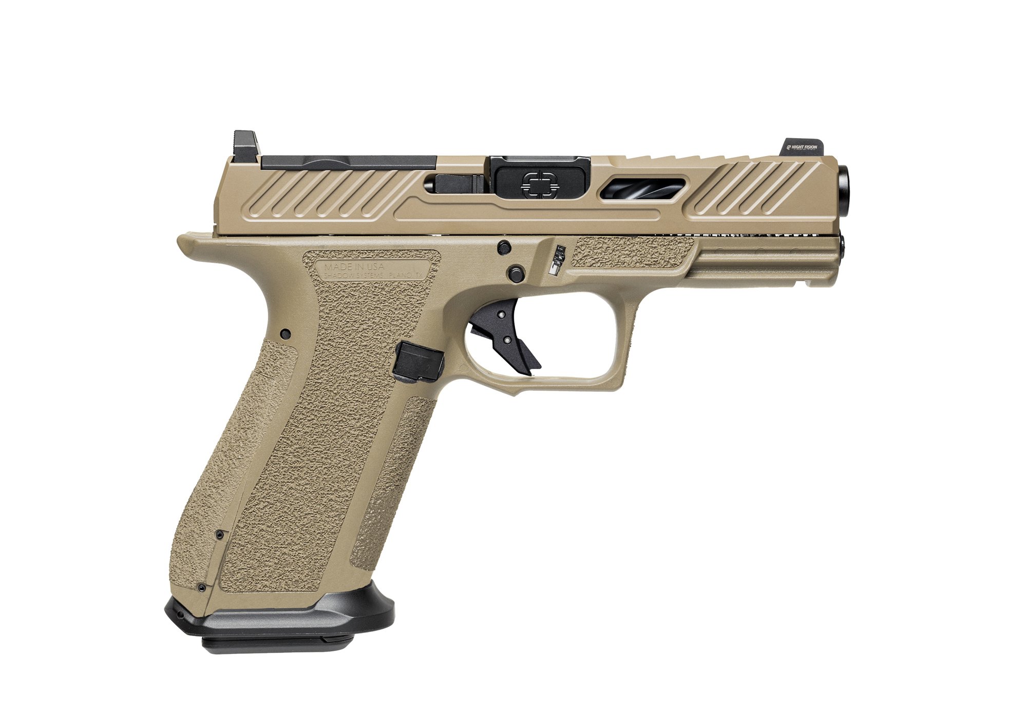SHADOW SYSTEMS XR920 Elite 9mm 4" 17rd Optic Ready Pistol w/ Night Sights | FDE