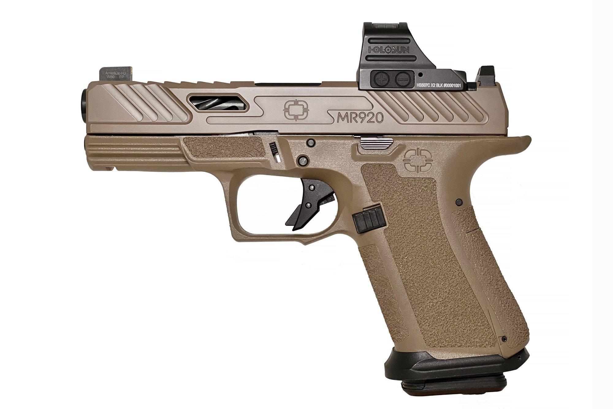 Shadow Systems MR920 Elite 9MM 4.5″ Barrel 15 Rounds FDE/BK HS