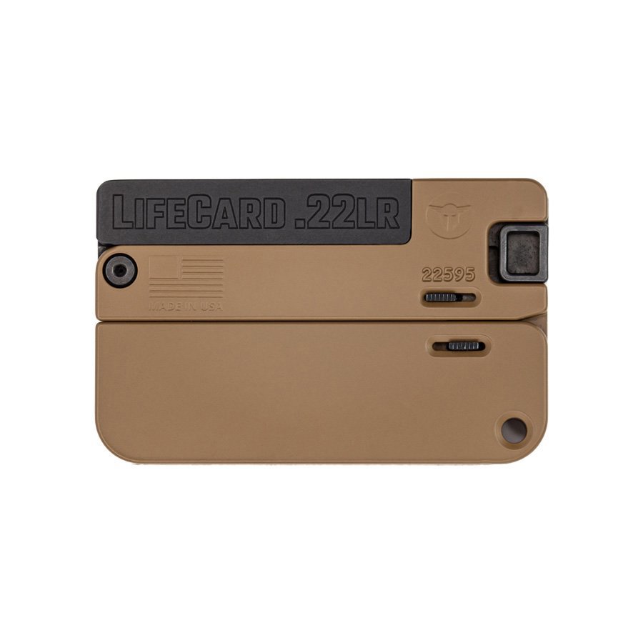 Trailblazer Firearms LifeCard LC2-CB Pistol, .22WMR/.22LR, 2.5″ Barrel, 1 Rd, Single Action, Folding Design, Aluminum Frame.