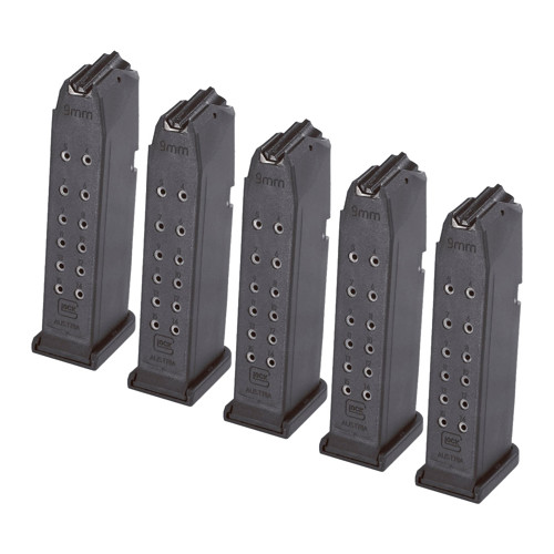 GLOCK G19 9mm Magazine 15rd 5 Pack | KYGUNCO