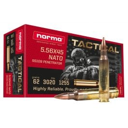 Norma NORMA AMMO 5.56 Norma Tact 62Gr 50rd