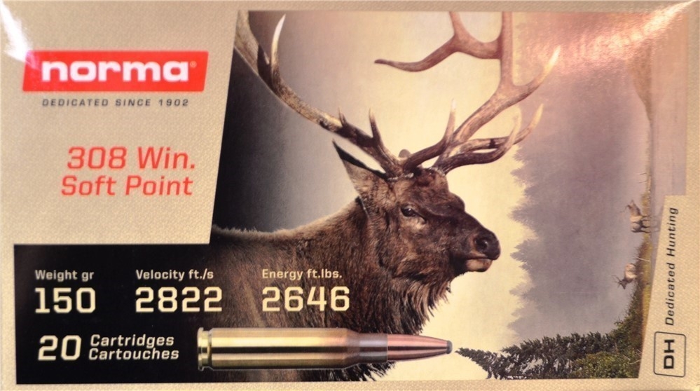 Norma NORMA AMMO 308 Win 150Gr SP 20rd