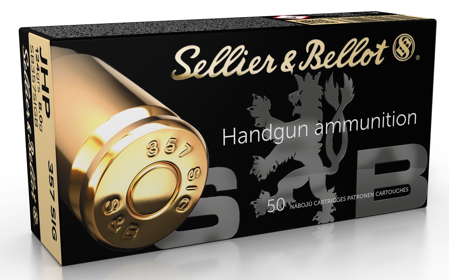 Sellier & Bellot Sellier Bellot Sb357Sigb Handgun 357 Sig 124 GR Jacketed Hollow Point JHP 50 Bx 20 Cs