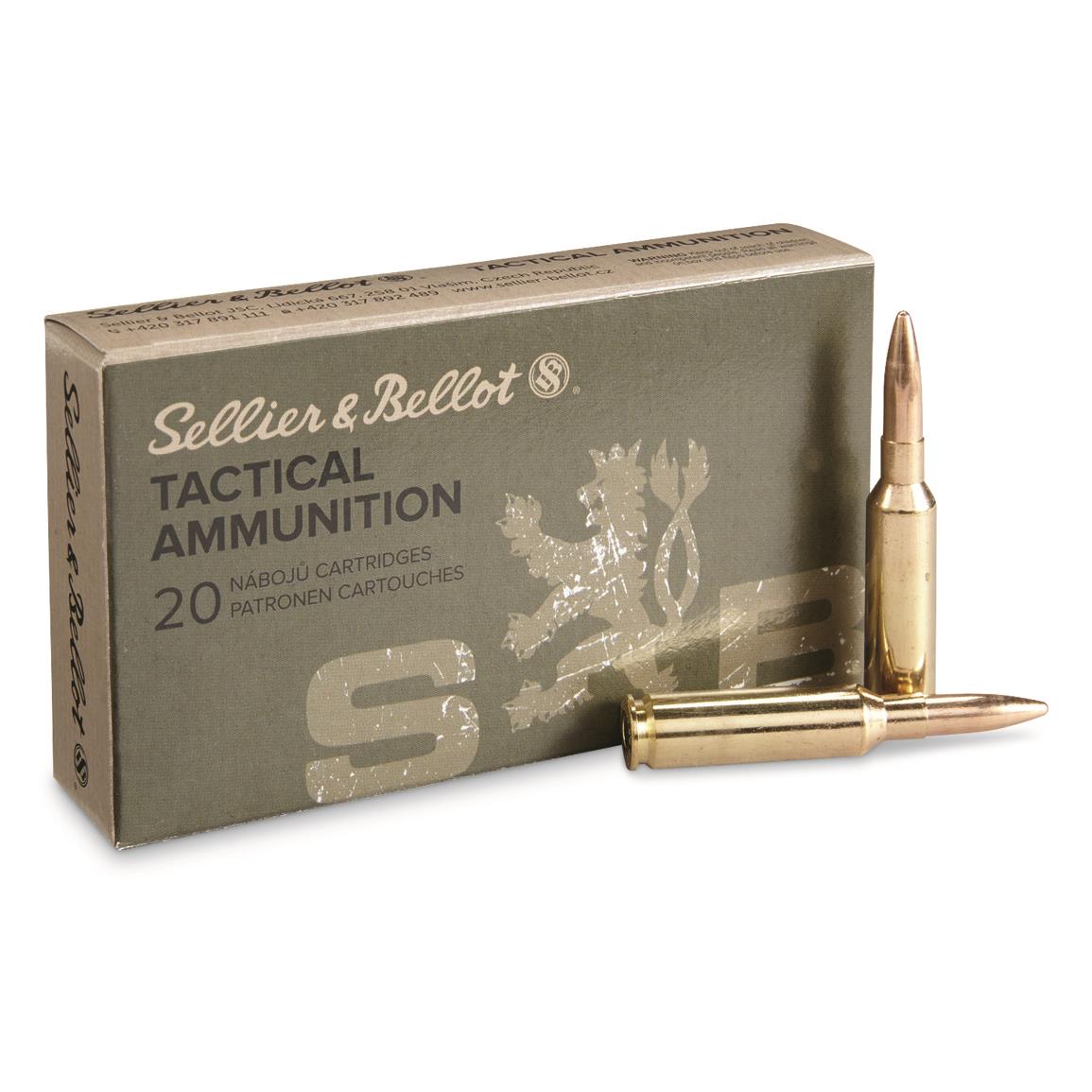 Sellier & Bellot 6.5 GRENDEL 124GR FMJ 20/BX
