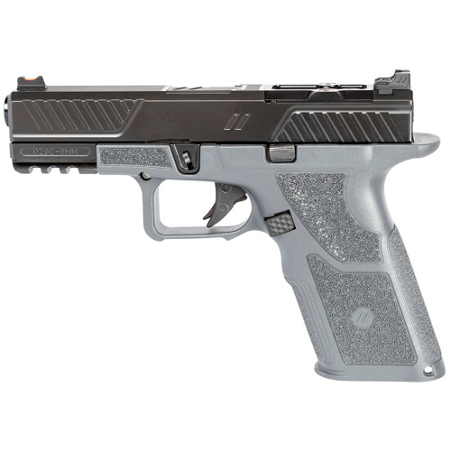ZEV TECHNOLOGIES OZ9c Combat 416 9mm Compact 17rd SemiAuto Pistol  Gray  Black