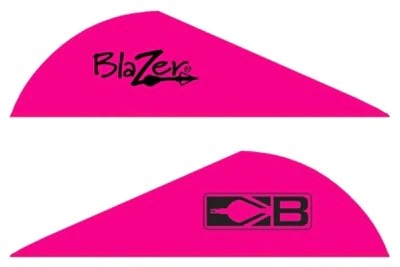 BOHNING Blazer Vanes - Hot Pink | 100 Pack