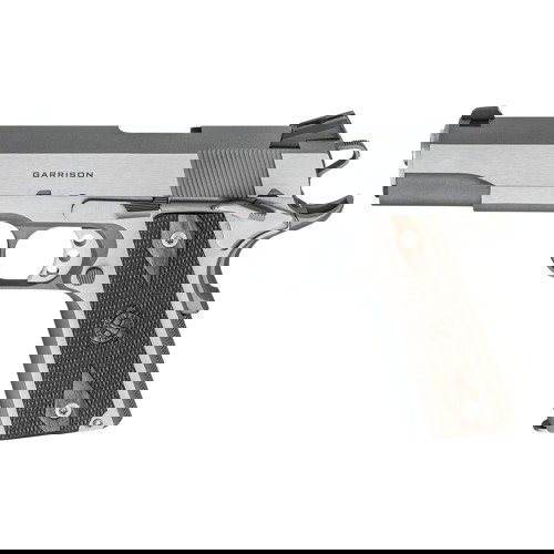SPRINGFIELD ARMORY 1911 Garrison 9mm 5 9rd Pistol  Stainless w Wood Grips