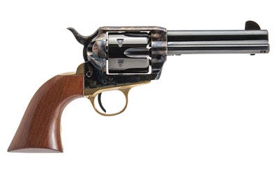 CIMARRON Pistolero Pre War 357 MAG 4.75" 6rd Revolver - Case Hardened / Walnut