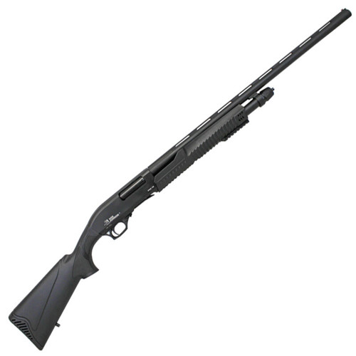 IVER JOHNSON PAS12 12 Gauge 3 26 5rd Pump Shotgun  Black Synthetic