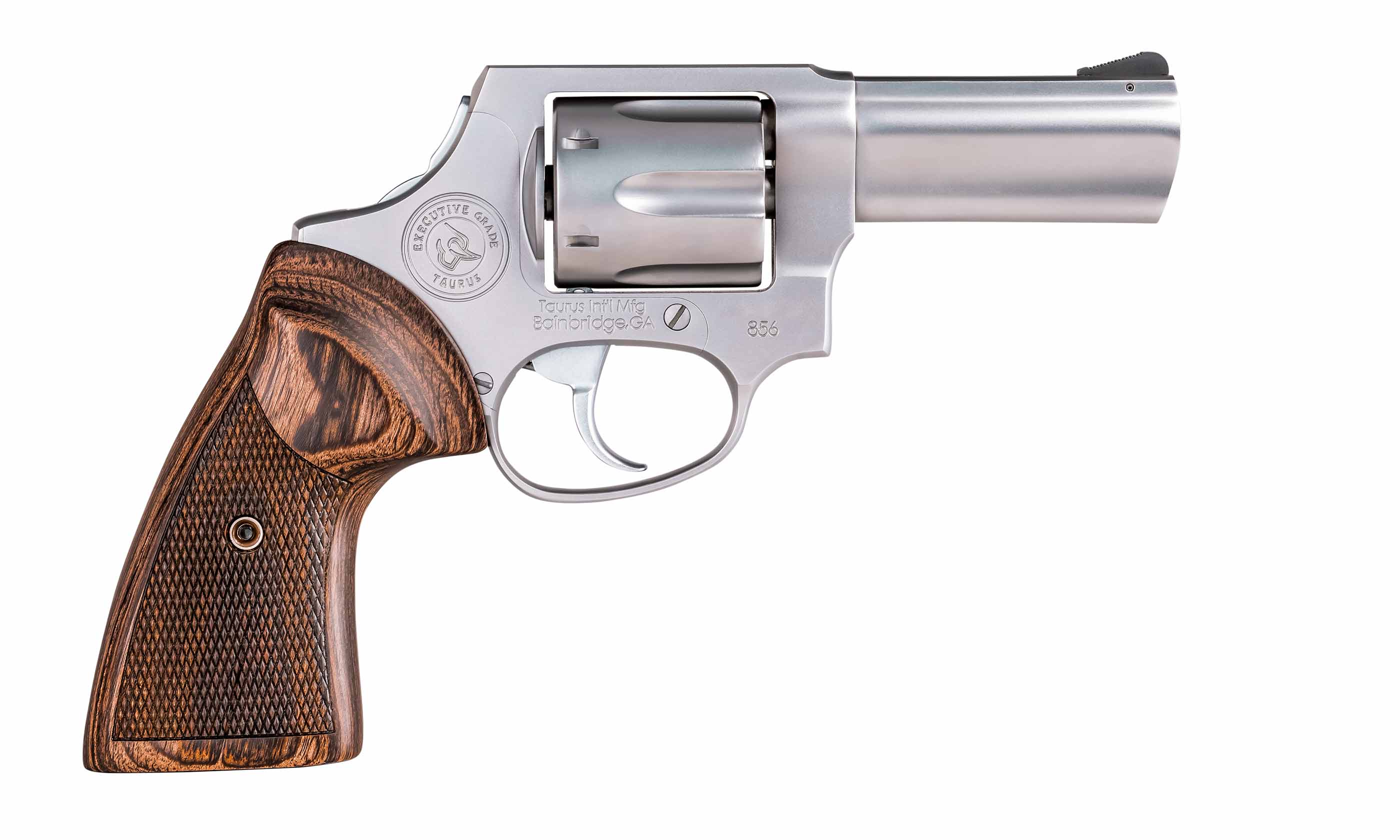 TAURUS 856 Executive Grade 38 Special +P 3" 6rd Revolver - Stainless