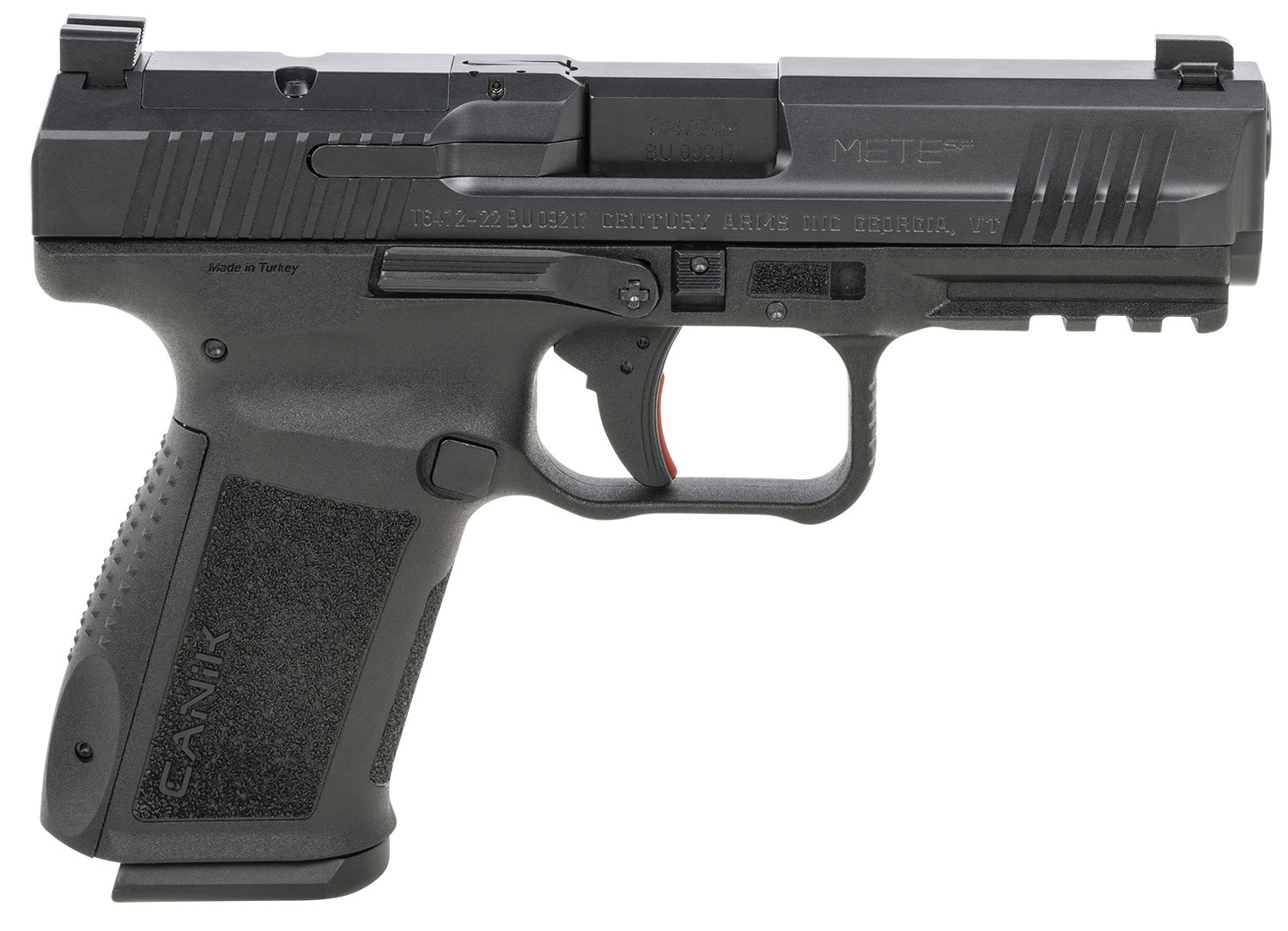 CENTURY ARMS METE 9mm 4.08" 15rd Optic Ready Pistol - Black