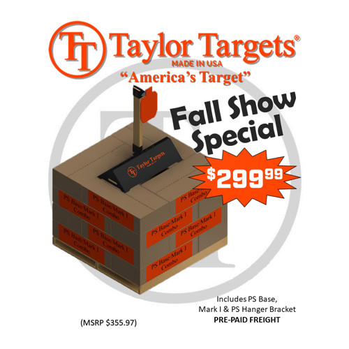 TAYLOR TARGETS Pro Series Mark I .22-.30 Cal Silhouette + Base 7x31 ...