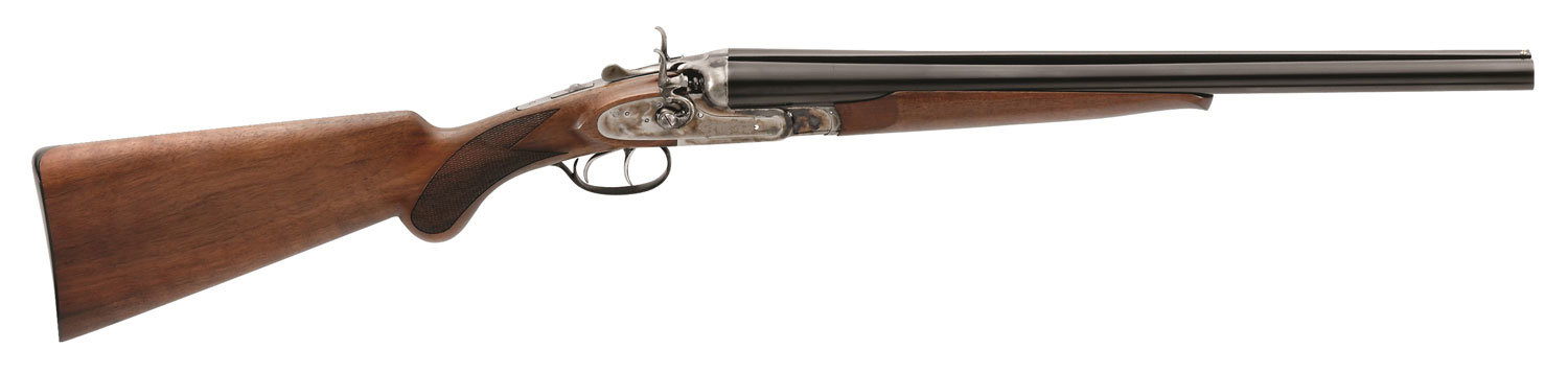 TAYLORS AND COMPANY Wyatt-Earp 12 Gauge 2.75" 20" Side by Side Shotgun - Blued | Wood