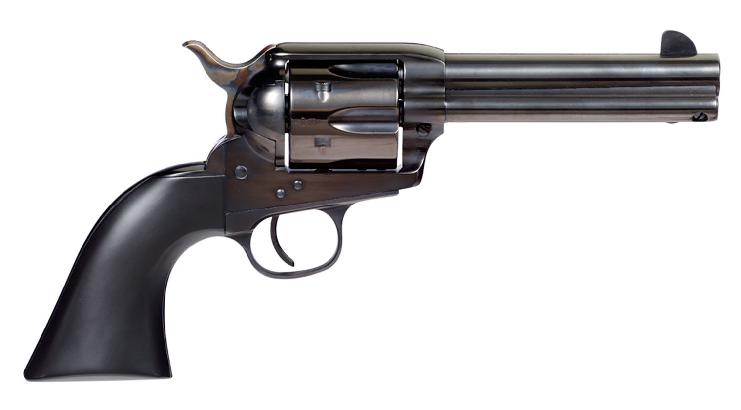 TAYLORS AND COMPANY Devil Anse 45 LC 4.75" 6rd Revolver - Blued | Black Wood