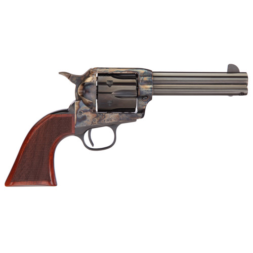 TAYLORS AND COMPANY Runnin Iron 45 LC 475 6rd Revolver  Case Hardened  Walnut
