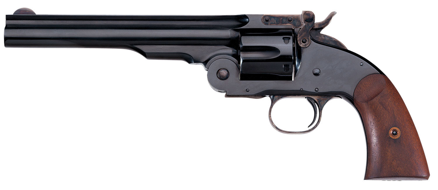 TAYLORS AND COMPANY Second Model Schofield 45 LC 7" 6rd Revolver - Blued | Walnut