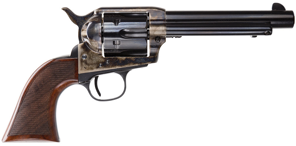 TAYLORS AND COMPANY Smoke Wagon 45 LC 5.5" 6rd Revolver - Case Hardened | Walnut