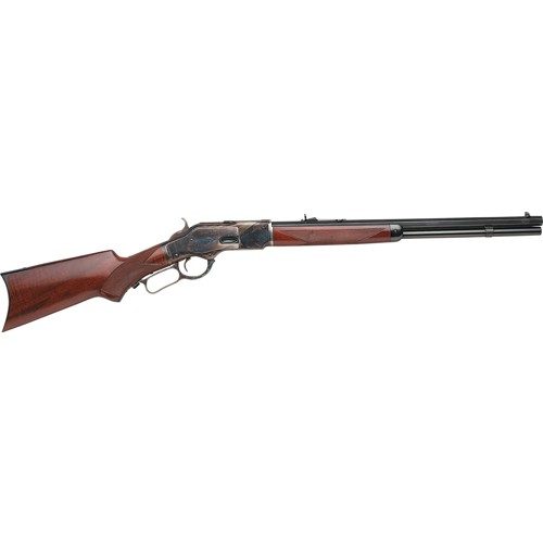 TAYLORS AND COMPANY 1873 357 Mag 18 10rd Lever Action Rifle w Pistol Grip  Black  Walnut