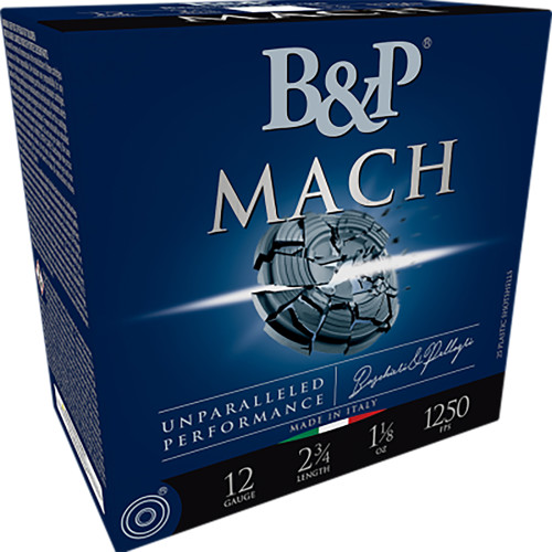 B&P AMMO 12Ga F2 Mach LV 1 oz 8Shot 25rd