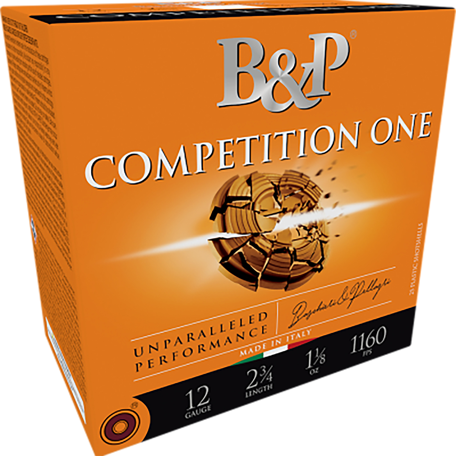 B&P B&P AMMO 12Ga Competition One 1 1/8 oz #8 25rd