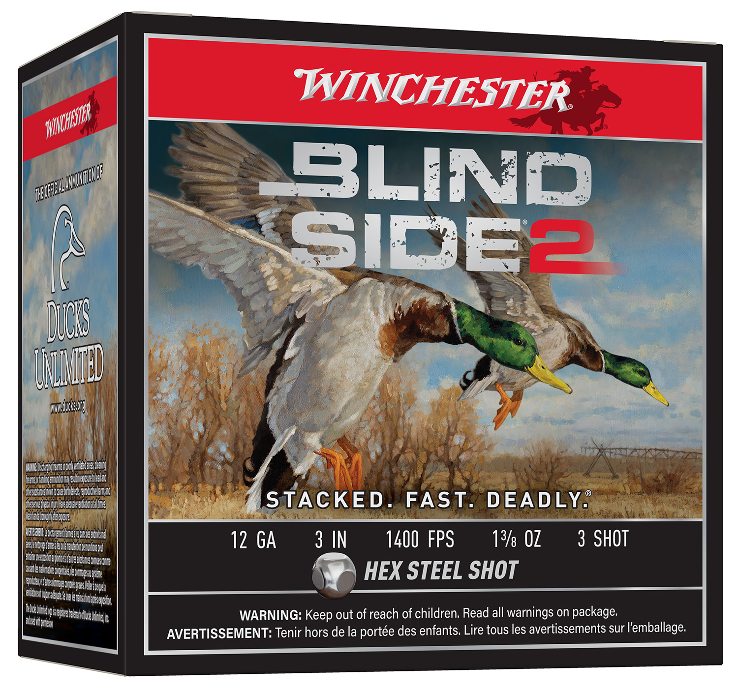 Winchester Repeating Arms Winchester Ammo Blind Side 2 12 Ga 1 38OZ 3 25RDS